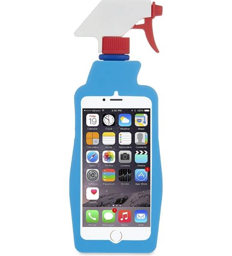 spray bottle phone case.